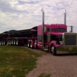 Pink and Black Custom Semi Rig