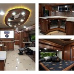 luxury rv interior black with tv (3)