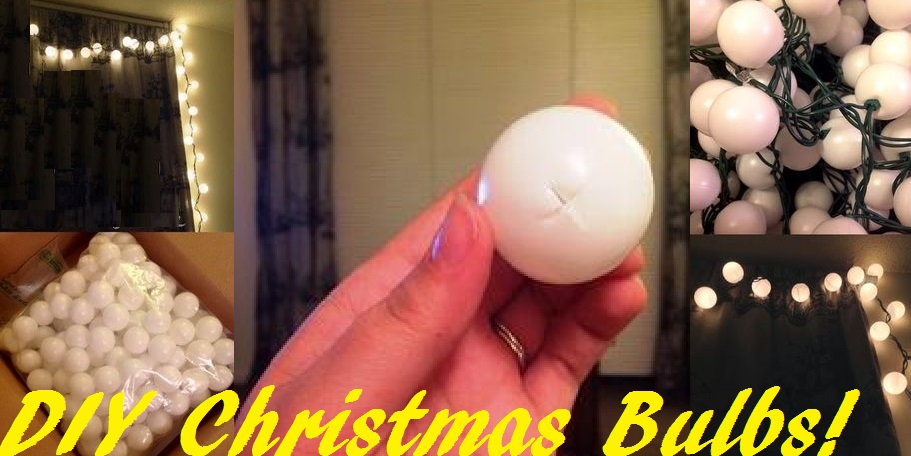 DIY Christmas bulb hack