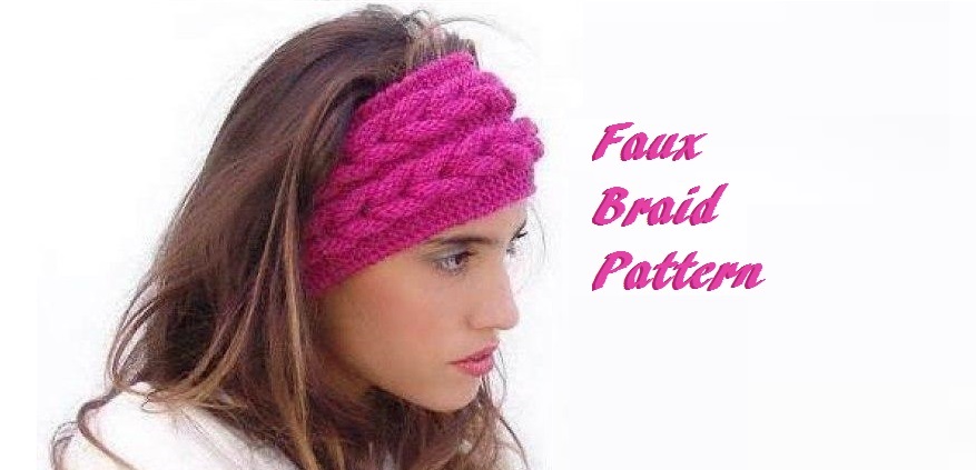 Faux Braid Headband Pattern